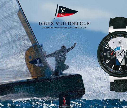 Louis Vuitton Tambour LV Cup Regatta Navy Chrono - Full Set - for $4,904  for sale from a Trusted Seller on Chrono24